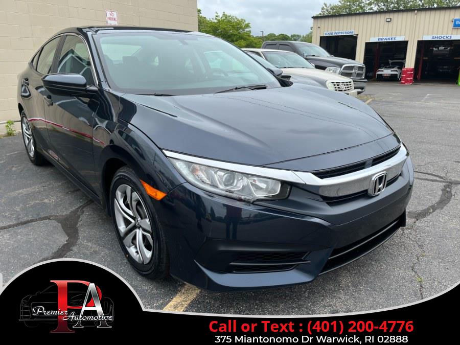 2017 Honda Civic Sedan LX CVT, available for sale in Warwick, Rhode Island | Premier Automotive Sales. Warwick, Rhode Island