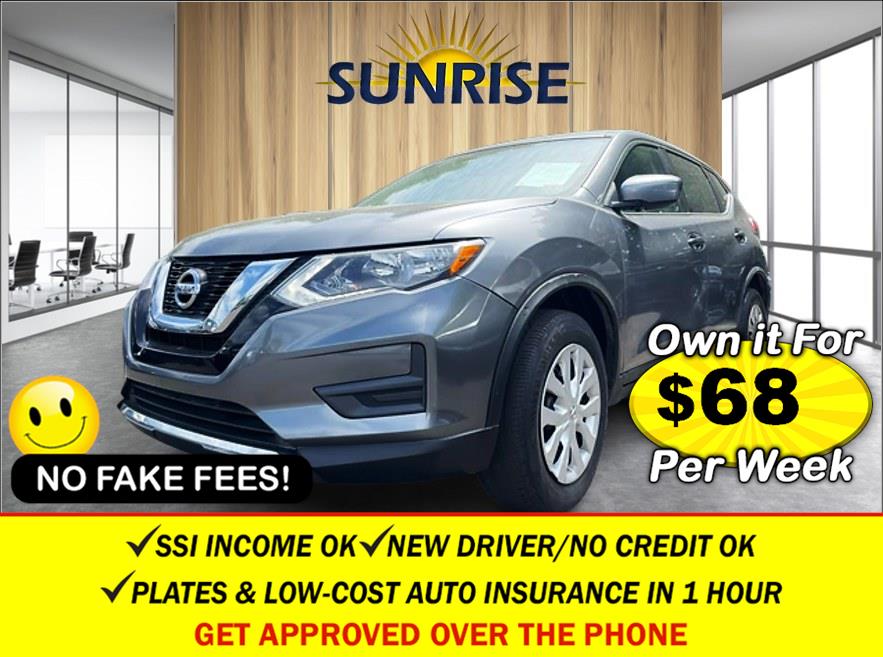 2017 Nissan Rogue AWD S. CLEAN CARFAX!!!, available for sale in Elmont, New York | Sunrise of Elmont. Elmont, New York