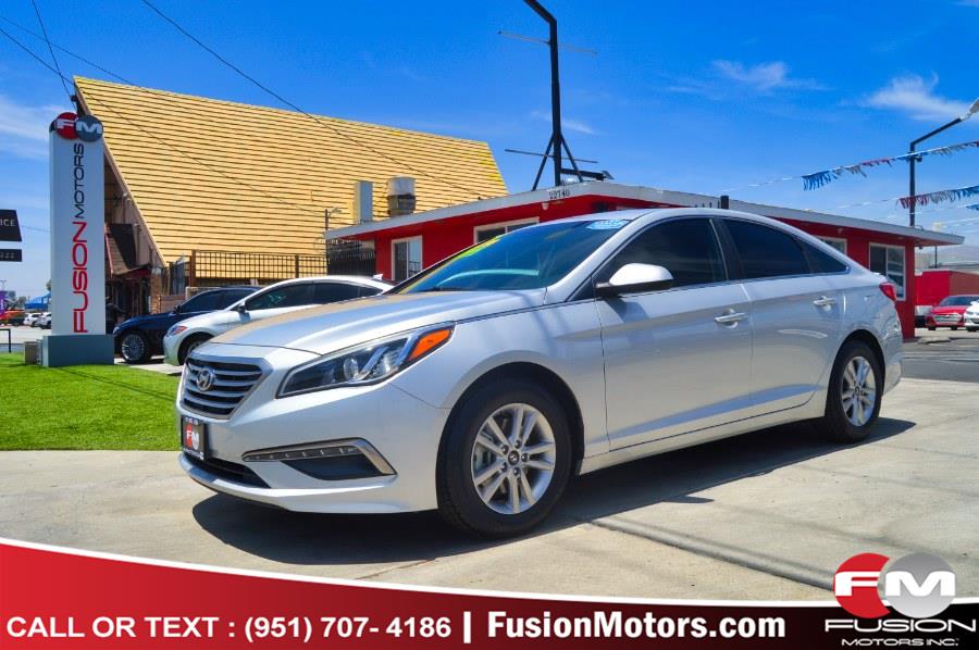 2015 Hyundai Sonata 4dr Sdn 2.4L SE, available for sale in Moreno Valley, California | Fusion Motors Inc. Moreno Valley, California