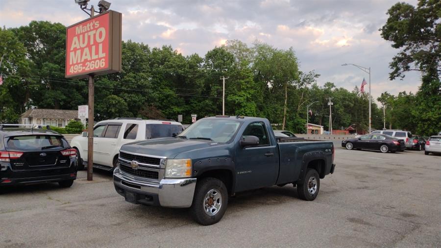 2008 Chevrolet Silverado 2500HD 4WD Reg Cab 133" LT w/1LT, available for sale in Chicopee, Massachusetts | Matts Auto Mall LLC. Chicopee, Massachusetts