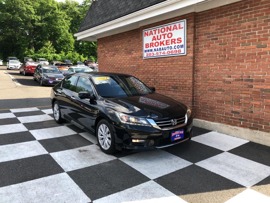 2014 Honda Accord Sedan 4dr V6 Auto EX-L w/Navi, available for sale in Waterbury, Connecticut | National Auto Brokers, Inc.. Waterbury, Connecticut
