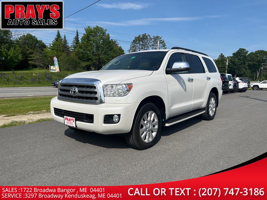 2016 Toyota Sequoia 4WD 5.7L Platinum (Natl), available for sale in Bangor , Maine | Pray's Auto Sales . Bangor , Maine
