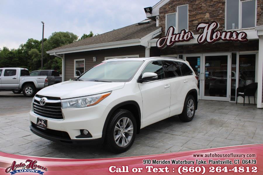 2015 Toyota Highlander AWD 4dr V6 XLE (Natl), available for sale in Plantsville, Connecticut | Auto House of Luxury. Plantsville, Connecticut