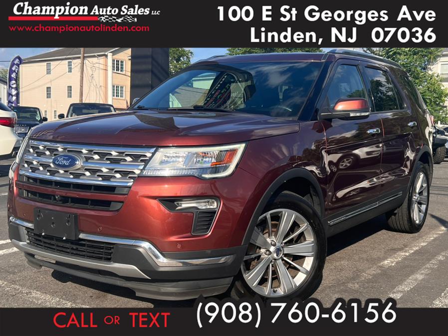 2018 Ford Explorer Limited 4WD, available for sale in Linden, New Jersey | Champion Auto Sales. Linden, New Jersey