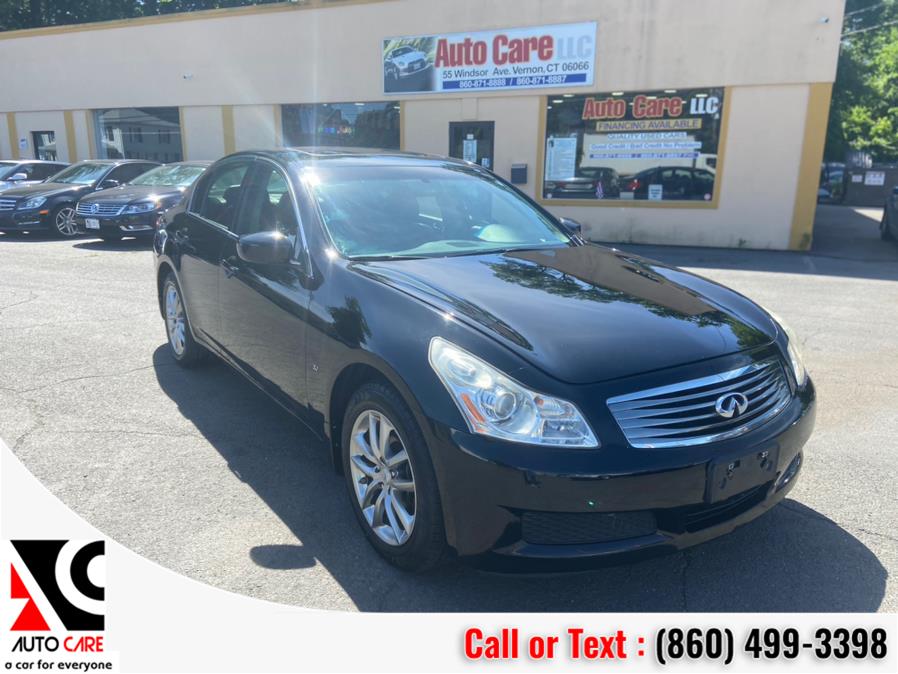 2009 Infiniti G37 Sedan 4dr x AWD, available for sale in Vernon, Connecticut | Auto Care Motors. Vernon, Connecticut