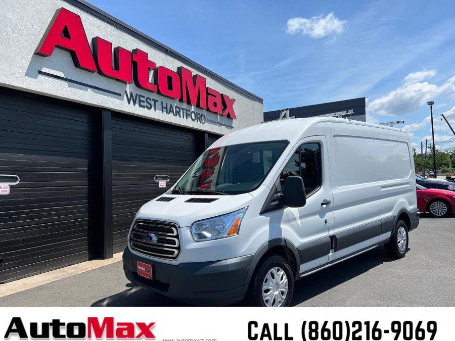 2015 Ford Transit Cargo Van T-150 148" Med Rf 8600 GVWR Sliding RH Dr, available for sale in West Hartford, Connecticut | AutoMax. West Hartford, Connecticut