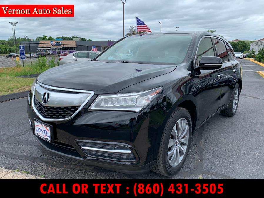 2014 Acura MDX SH-AWD 4dr Tech Pkg, available for sale in Manchester, Connecticut | Vernon Auto Sale & Service. Manchester, Connecticut
