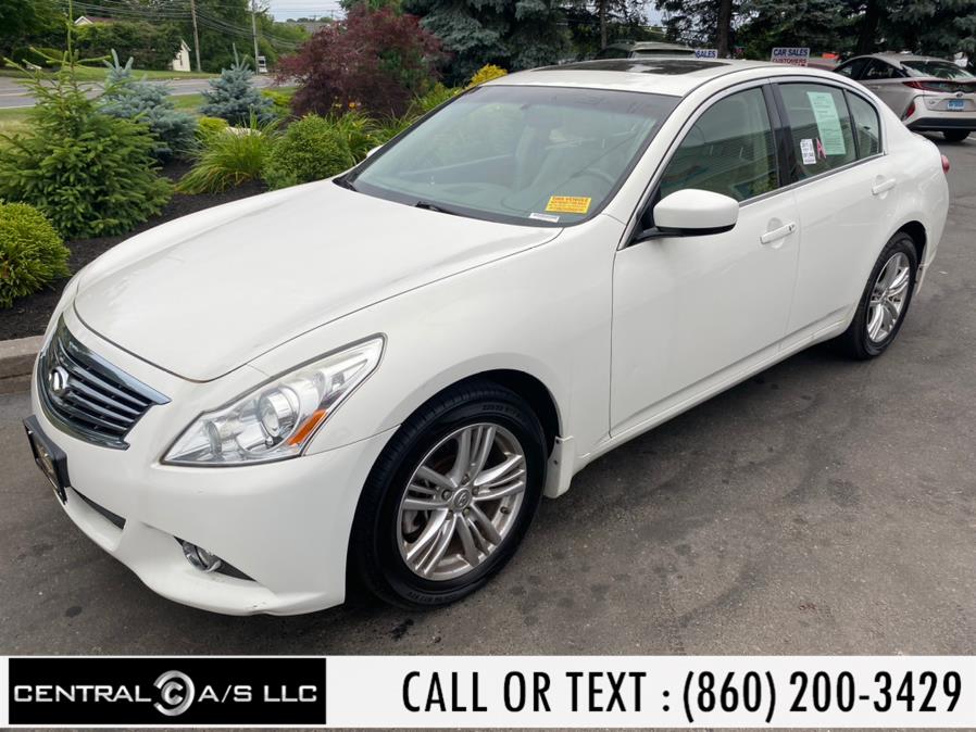 2011 Infiniti G37 Sedan 4dr x AWD, available for sale in East Windsor, Connecticut | Central A/S LLC. East Windsor, Connecticut