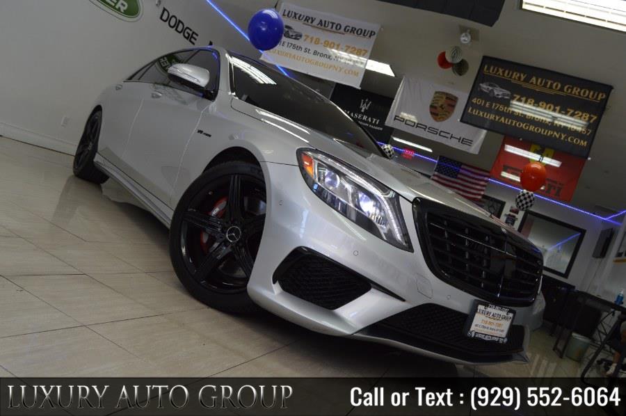 2015 Mercedes-Benz S-Class 4dr Sdn S 63 AMG 4MATIC, available for sale in Bronx, New York | Luxury Auto Group. Bronx, New York