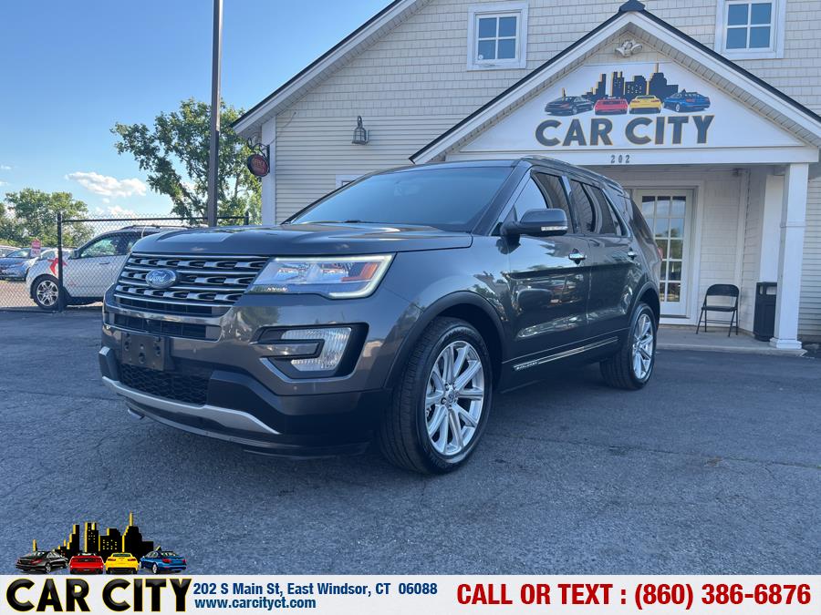 2016 Ford Explorer 4WD 4dr Limited, available for sale in East Windsor, Connecticut | Car City LLC. East Windsor, Connecticut