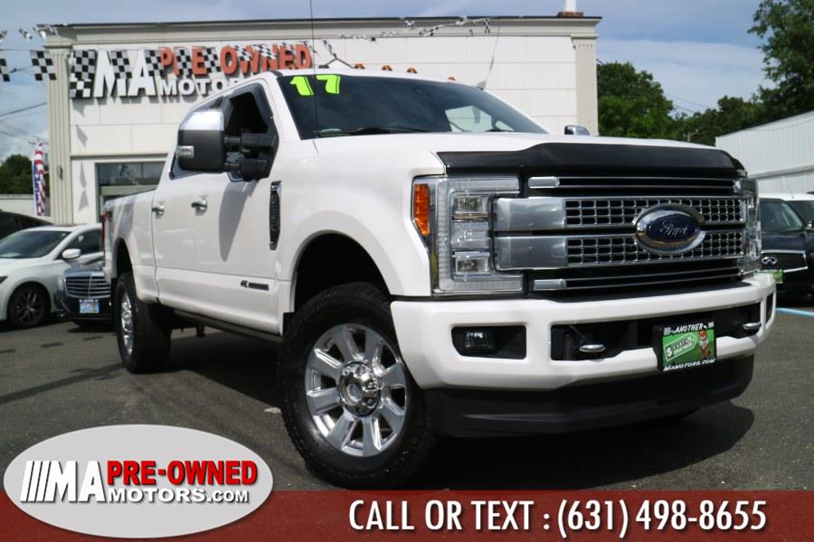 2017 Ford Super Duty F-350 SRW Platinum 4WD Crew Cab 8'' Box, available for sale in Huntington Station, New York | M & A Motors. Huntington Station, New York