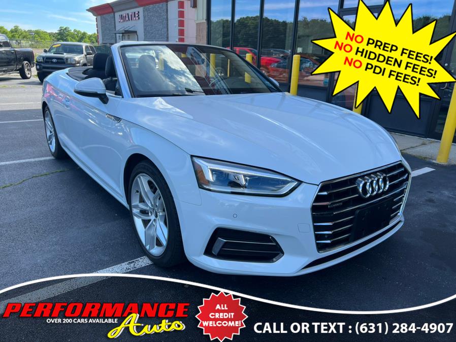 2019 Audi A5 Cabriolet Premium Plus 45 TFSI quattro, available for sale in Bohemia, New York | Performance Auto Inc. Bohemia, New York