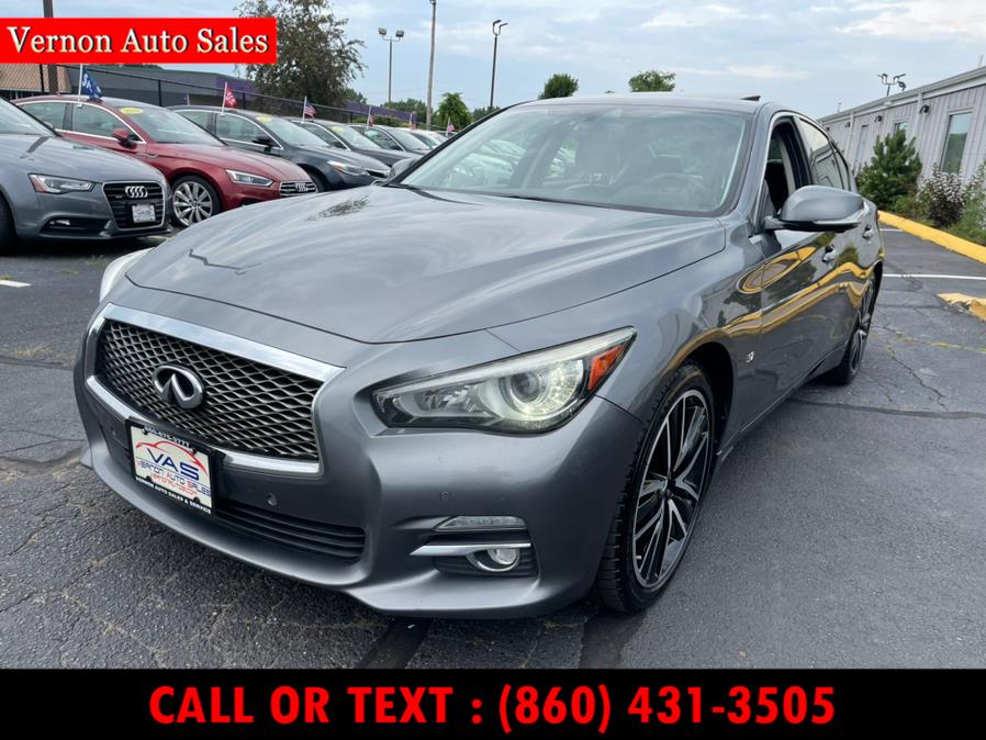2014 Infiniti Q50 4dr Sdn AWD Premium, available for sale in Manchester, Connecticut | Vernon Auto Sale & Service. Manchester, Connecticut