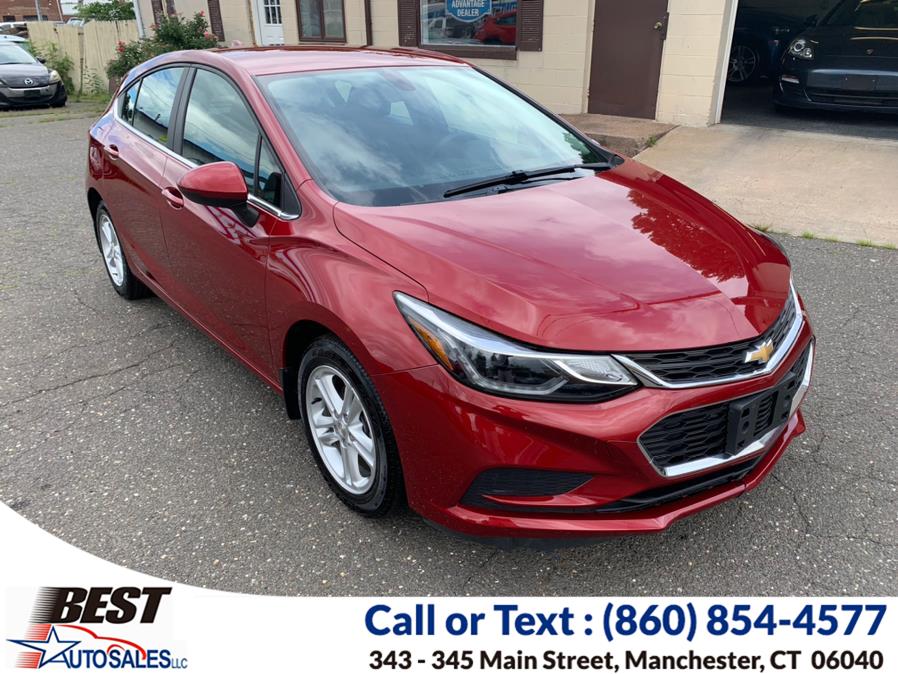 2018 Chevrolet Cruze 4dr HB 1.4L LT w/1SD, available for sale in Manchester, Connecticut | Best Auto Sales LLC. Manchester, Connecticut