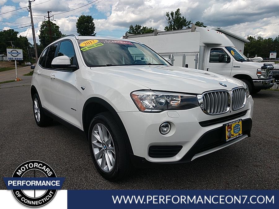 2017 BMW X3 xDrive28i Sports Activity Vehicle, available for sale in Wilton, Connecticut | Performance Motor Cars Of Connecticut LLC. Wilton, Connecticut