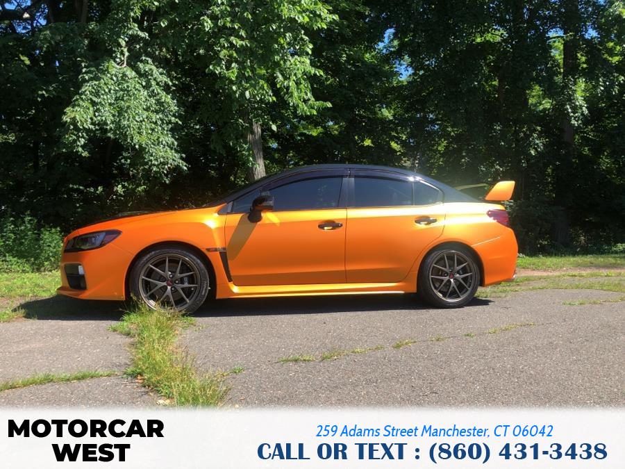 2016 Subaru WRX STI 4dr Sdn Limited w/Wing Spoiler, available for sale in Manchester, Connecticut | Motorcar West. Manchester, Connecticut