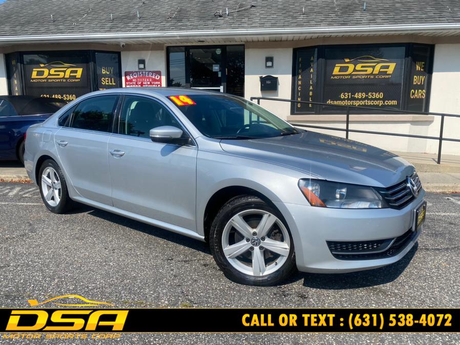 2014 Volkswagen Passat 4dr Sdn 2.5L Auto SE PZEV *Ltd Avail*, available for sale in Commack, New York | DSA Motor Sports Corp. Commack, New York