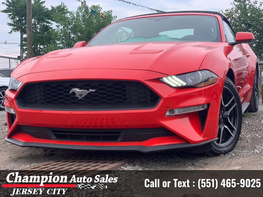 2020 Ford Mustang EcoBoost Premium Convertible, available for sale in Jersey City, New Jersey | Champion Auto Sales. Jersey City, New Jersey