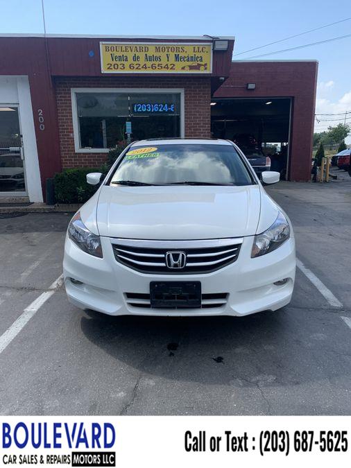2012 Honda Accord EX-L Sedan 4D, available for sale in New Haven, Connecticut | Boulevard Motors LLC. New Haven, Connecticut