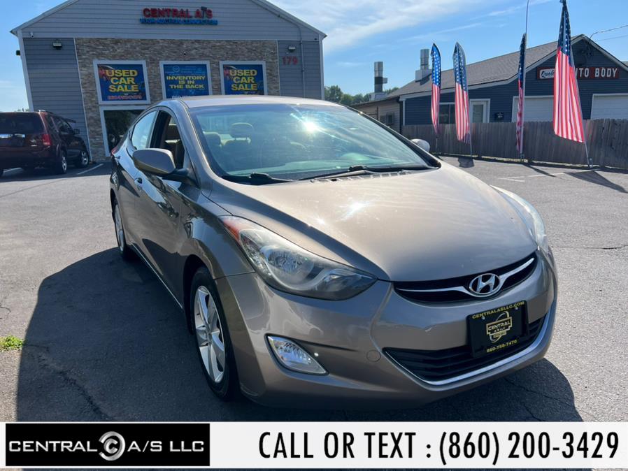 2013 Hyundai Elantra 4dr Sdn Auto Limited, available for sale in East Windsor, Connecticut | Central A/S LLC. East Windsor, Connecticut