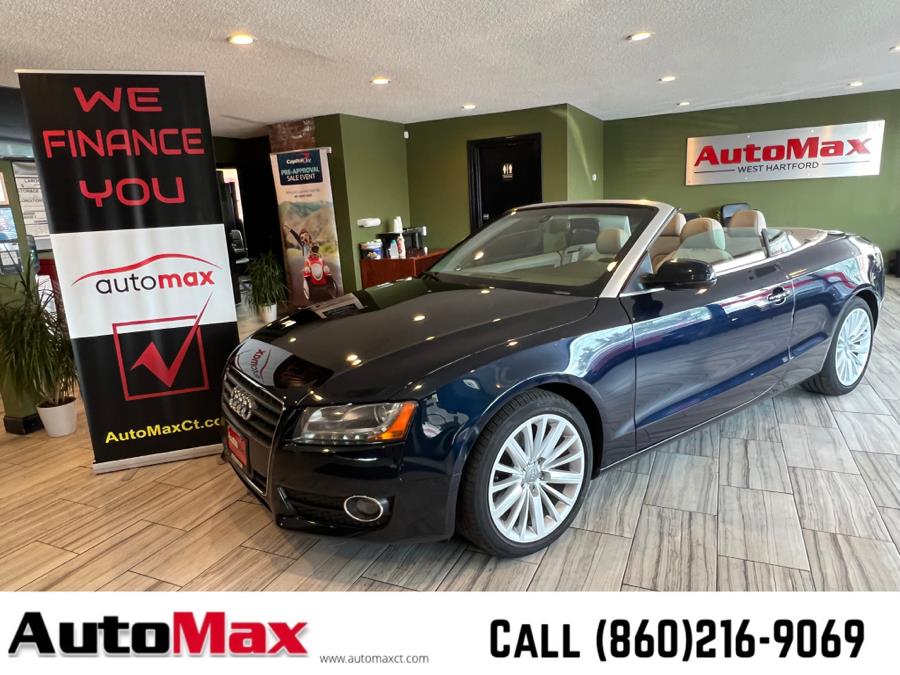 2011 Audi A5 2dr Cabriolet Auto quattro 2.0T Premium Plus, available for sale in West Hartford, Connecticut | AutoMax. West Hartford, Connecticut