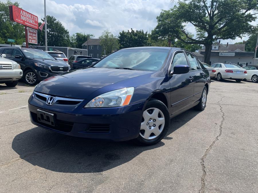 2006 Honda Accord Sdn LX AT, available for sale in Springfield, Massachusetts | Absolute Motors Inc. Springfield, Massachusetts