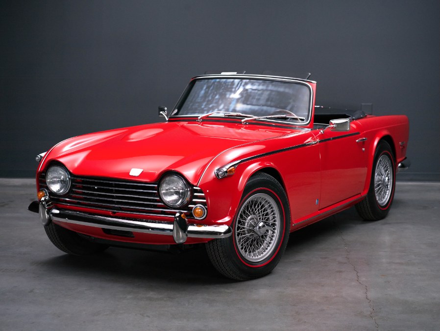 1968 Triumph TR5 PI Surrey Top, available for sale in North Salem, New York | Meccanic Shop North Inc. North Salem, New York