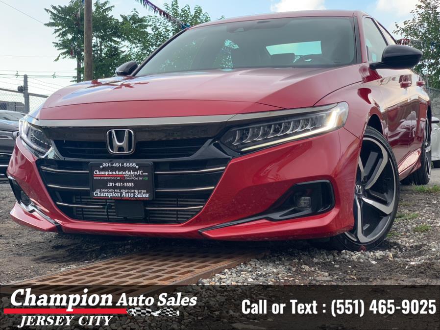 2021 Honda Accord Sedan Sport 1.5T CVT, available for sale in Jersey City, New Jersey | Champion Auto Sales. Jersey City, New Jersey