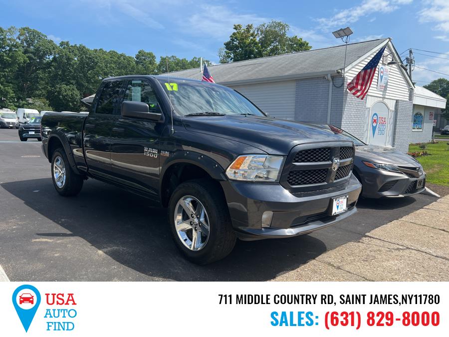 2017 Ram 1500 Express 4x4 Quad Cab 6''4" Box, available for sale in Saint James, New York | USA Auto Find. Saint James, New York