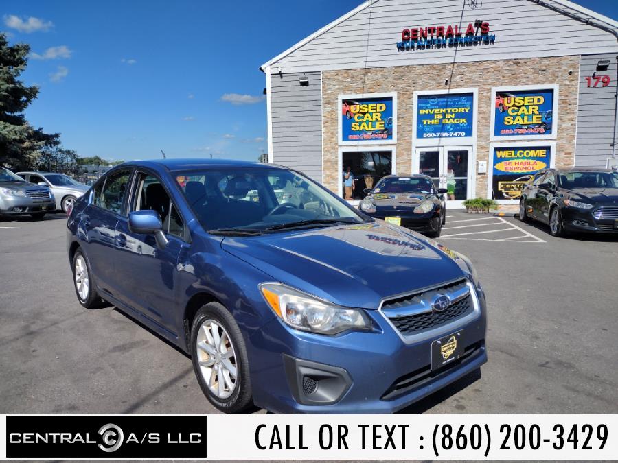 2013 Subaru Impreza Sedan 4dr Auto 2.0i Premium, available for sale in East Windsor, Connecticut | Central A/S LLC. East Windsor, Connecticut