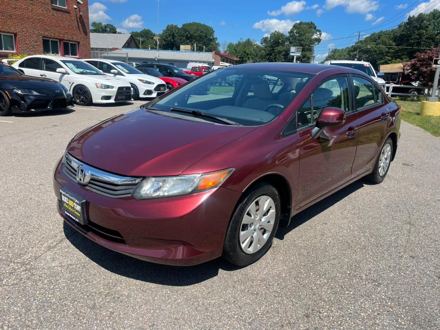 2012 Honda Civic Sdn 4dr Auto LX, available for sale in South Windsor, Connecticut | Mike And Tony Auto Sales, Inc. South Windsor, Connecticut