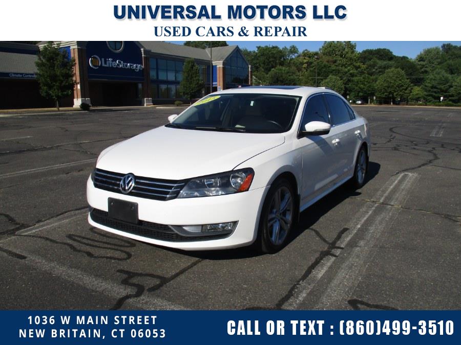 2015 Volkswagen Passat 4dr Sdn 1.8T Auto SE w/Sunroof & Nav PZEV, available for sale in New Britain, Connecticut | Universal Motors LLC. New Britain, Connecticut