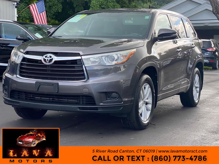 2015 Toyota Highlander AWD 4dr V6 LE Plus (Natl), available for sale in Canton, Connecticut | Lava Motors. Canton, Connecticut