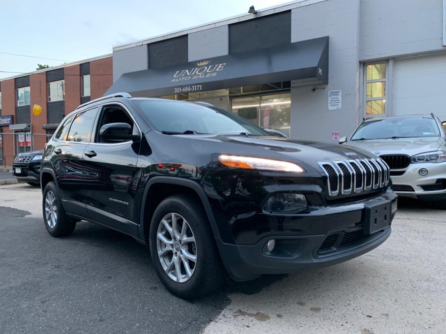 2018 Jeep Cherokee LATITUDE PLUS, available for sale in New Haven, Connecticut | Unique Auto Sales LLC. New Haven, Connecticut