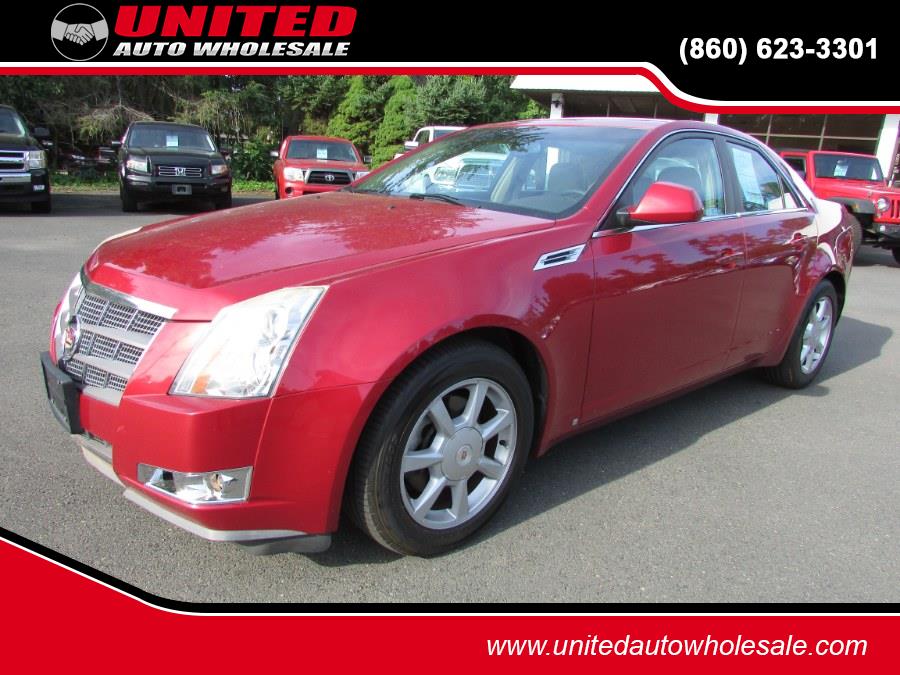 2008 Cadillac CTS 4dr Sdn AWD w/1SA, available for sale in East Windsor, Connecticut | United Auto Sales of E Windsor, Inc. East Windsor, Connecticut