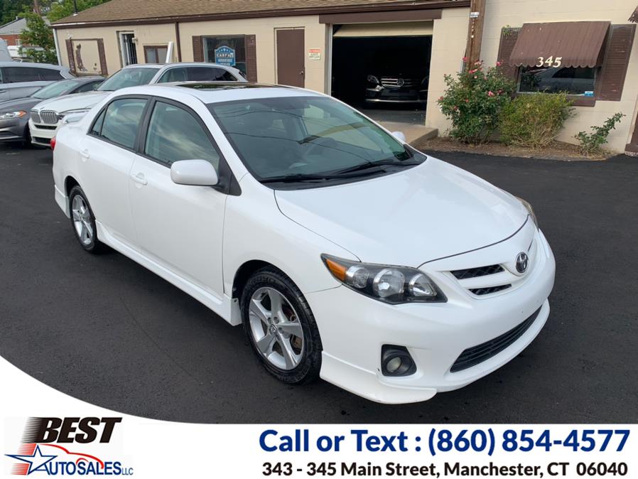 2012 Toyota Corolla 4dr Sdn Auto S (Natl), available for sale in Manchester, Connecticut | Best Auto Sales LLC. Manchester, Connecticut