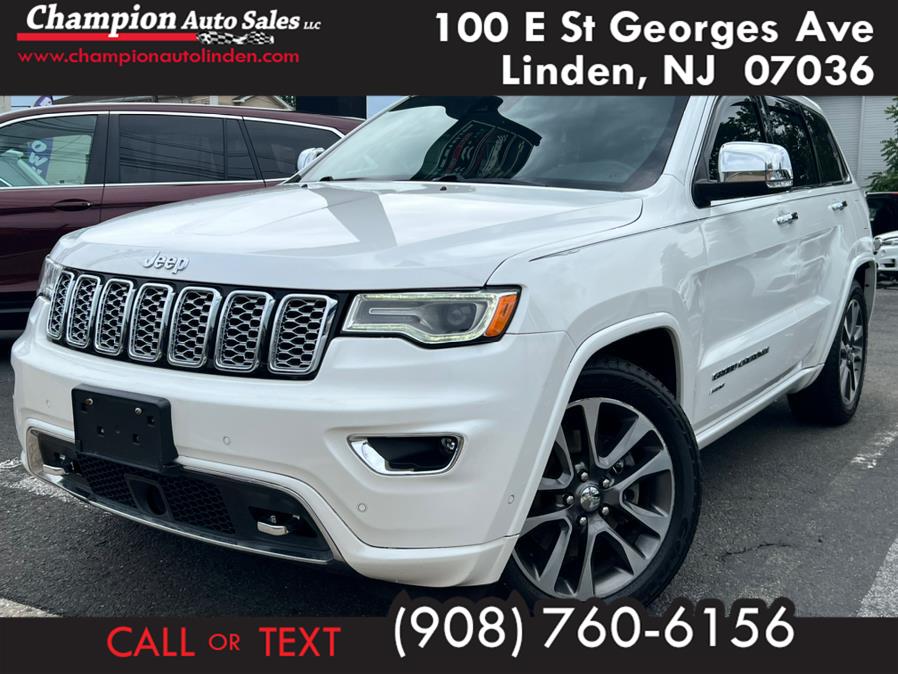 2017 Jeep Grand Cherokee Overland 4x4, available for sale in Linden, New Jersey | Champion Auto Sales. Linden, New Jersey