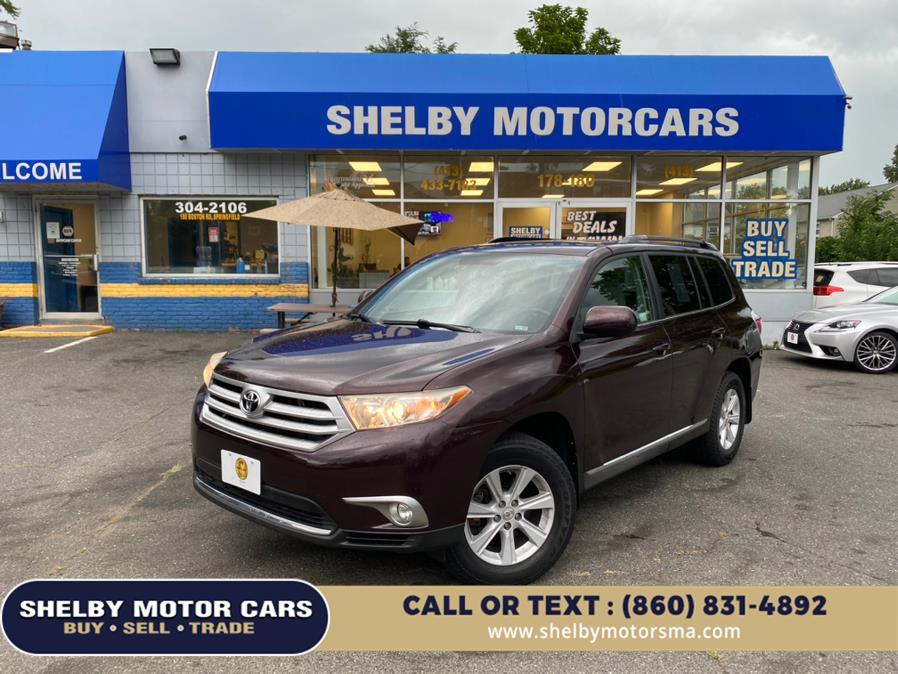2012 Toyota Highlander 4WD 4dr V6 (Natl), available for sale in Springfield, Massachusetts | Shelby Motor Cars. Springfield, Massachusetts
