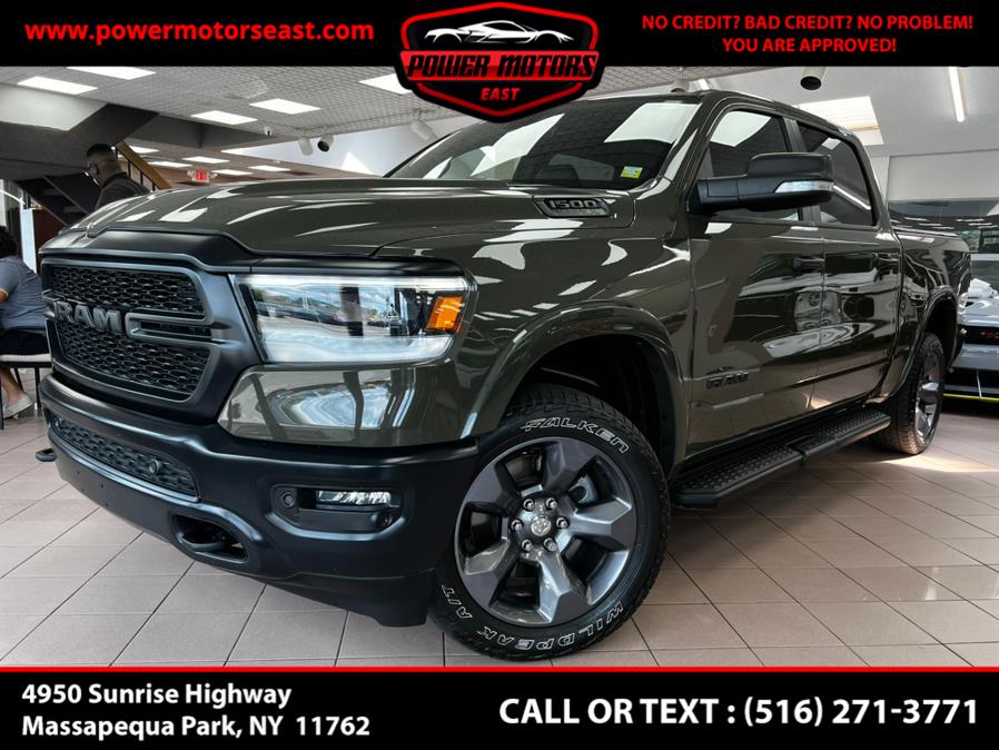 2021 Ram 1500 Big Horn 4x4 Crew Cab 5''7" Box, available for sale in Massapequa Park, New York | Power Motors East. Massapequa Park, New York