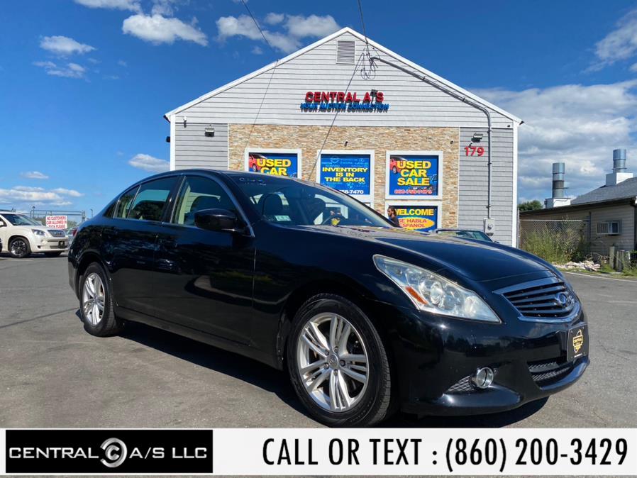 2013 Infiniti G37 Sedan 4dr x AWD, available for sale in East Windsor, Connecticut | Central A/S LLC. East Windsor, Connecticut