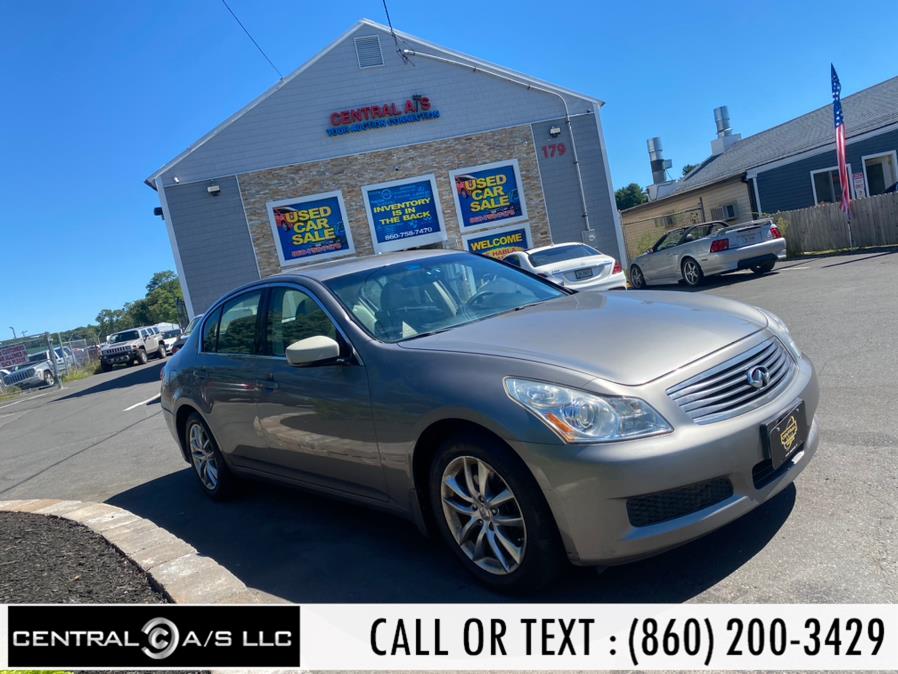 2009 INFINITI G37 Sedan 4dr x AWD, available for sale in East Windsor, Connecticut | Central A/S LLC. East Windsor, Connecticut