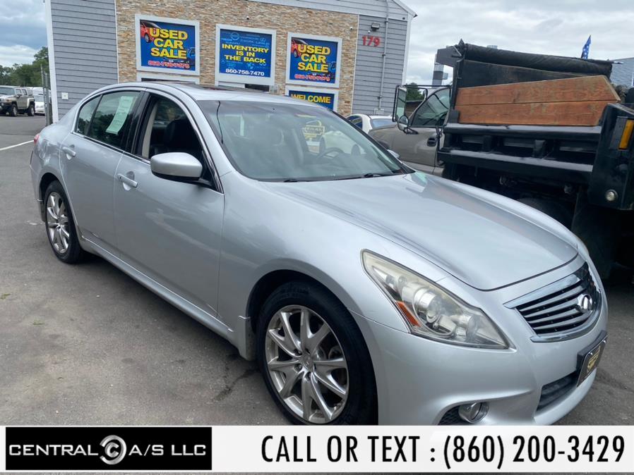 2011 Infiniti G37 Sedan 4dr x AWD, available for sale in East Windsor, Connecticut | Central A/S LLC. East Windsor, Connecticut