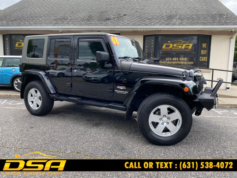 2008 Jeep Wrangler 4WD 4dr Unlimited Sahara, available for sale in Commack, New York | DSA Motor Sports Corp. Commack, New York