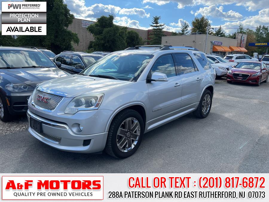 2012 GMC Acadia AWD 4dr Denali, available for sale in East Rutherford, New Jersey | A&F Motors LLC. East Rutherford, New Jersey