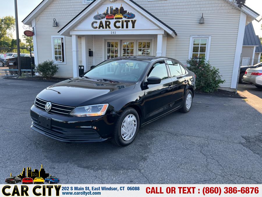 2015 Volkswagen Jetta Sedan 4dr Auto 2.0L S, available for sale in East Windsor, Connecticut | Car City LLC. East Windsor, Connecticut