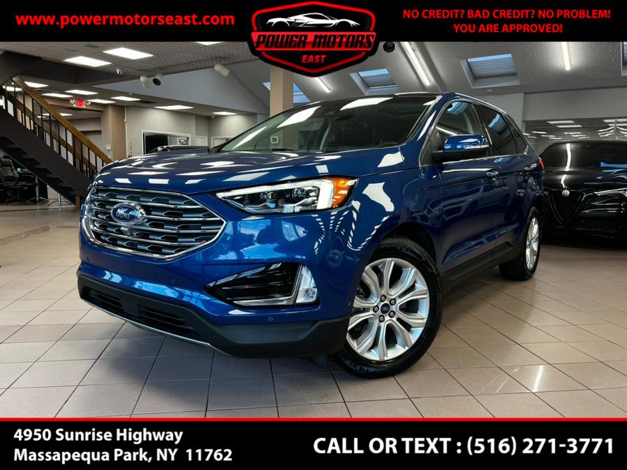 2020 Ford Edge Titanium AWD, available for sale in Massapequa Park, New York | Power Motors East. Massapequa Park, New York