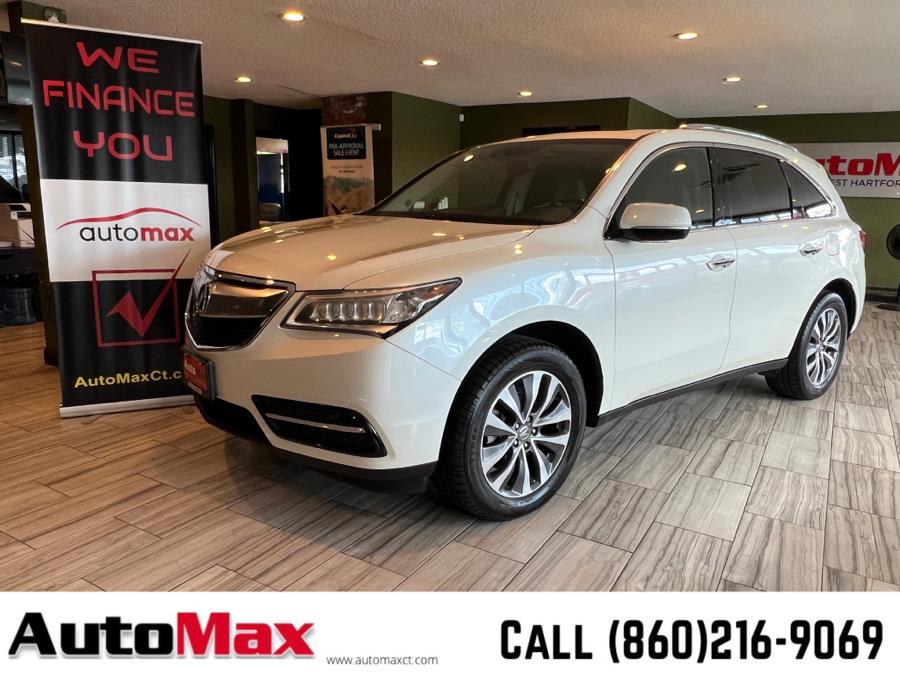 2015 Acura MDX SH-AWD 4dr Tech/Entertainment Pkg, available for sale in West Hartford, Connecticut | AutoMax. West Hartford, Connecticut