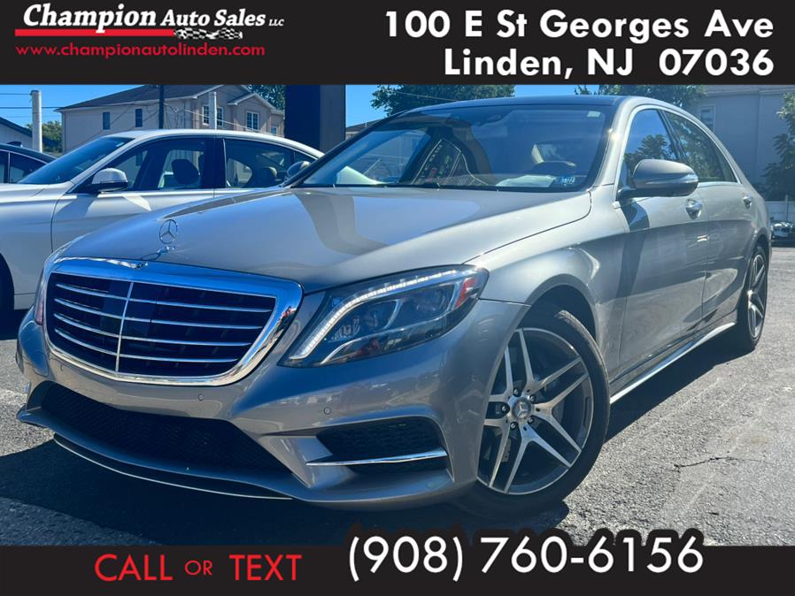 2015 Mercedes-Benz S-Class 4dr Sdn S 550 4MATIC, available for sale in Linden, New Jersey | Champion Auto Sales. Linden, New Jersey