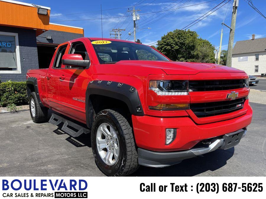 2017 Chevrolet Silverado 1500 Double Cab LT Pickup 4D 6 1/2 ft, available for sale in New Haven, Connecticut | Boulevard Motors LLC. New Haven, Connecticut