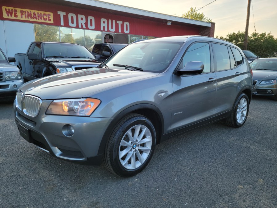 2013 BMW X3 AWD 4dr xDrive28i, available for sale in East Windsor, Connecticut | Toro Auto. East Windsor, Connecticut